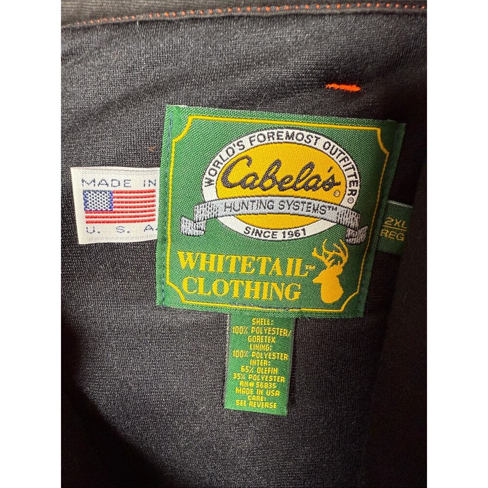 Cabela’s Vintage Whitetail Clothing Made in USA Orange Hunting Pants Sz 2XL - Picture 5 of 8